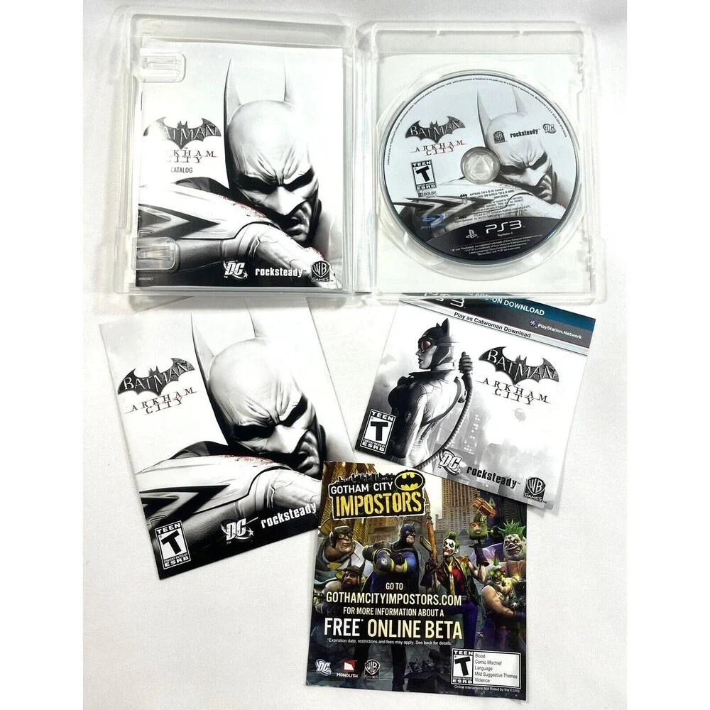 Batman: Arkham City Sony PlayStation 3 2011 Complete with Manual Tested